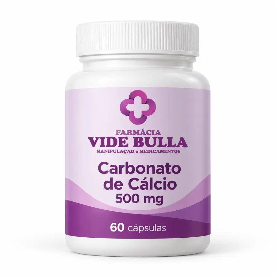 Imagem ilustrativa de Carbonato de cálcio 500mg
