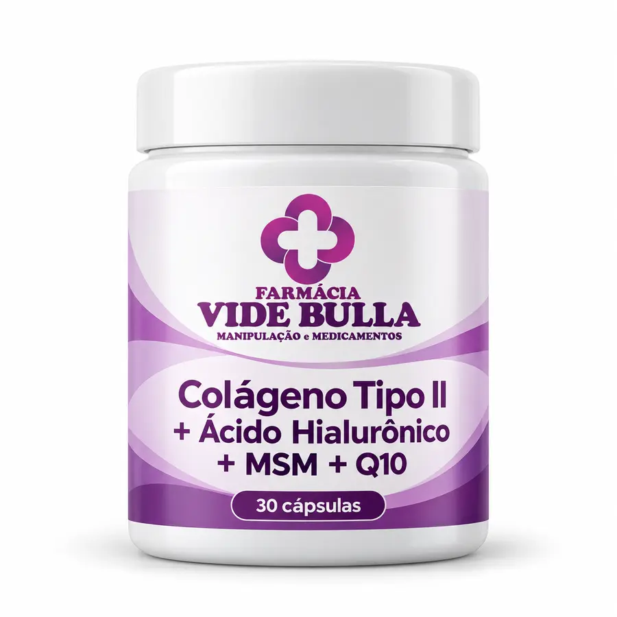 Imagem ilustrativa de Colágeno Tipo II 40 mg + Ácido Hialurônico 40 mg + MSM 400 mg + Coenzima Q10 100 mg