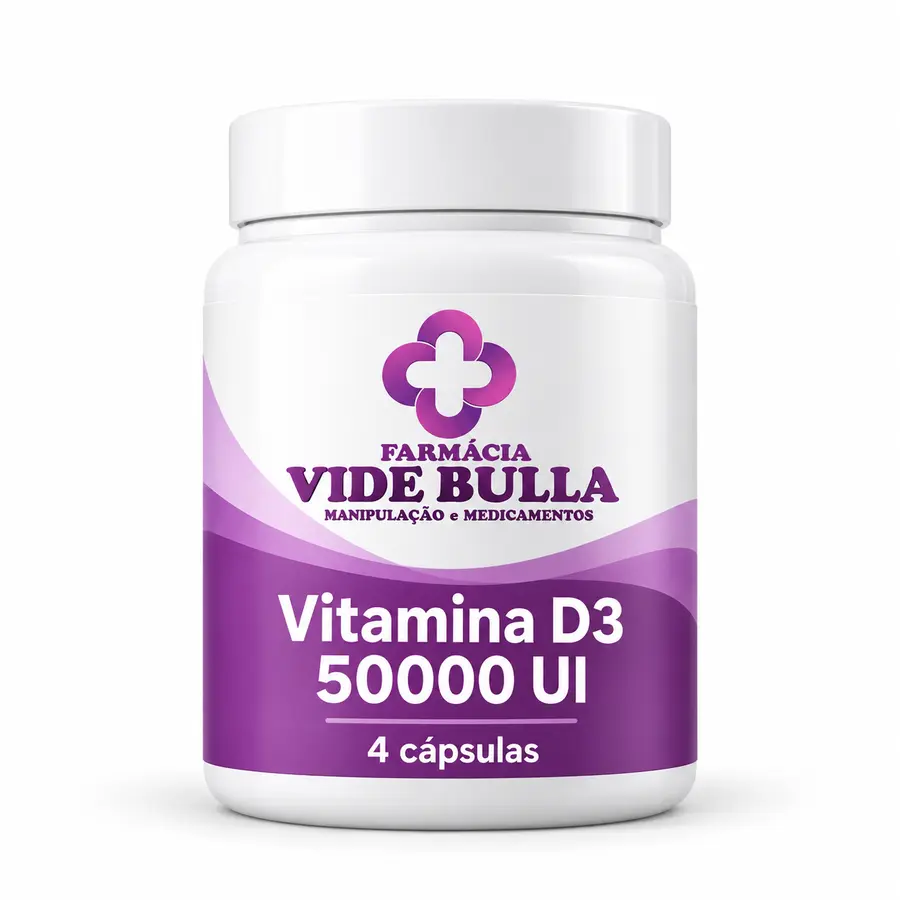 Imagem ilustrativa de Vitamina D3 50000UI